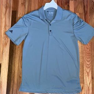 Adidas golf polo quarter button up